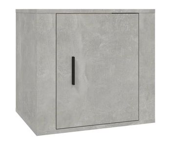 Vidaxl mesita de noche color gris hormigón 50x39x47 cm