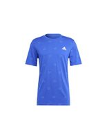 camiseta adidas essentials monogram hombre azul