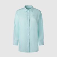 pepe jeans camisa turquesa pl304803-508