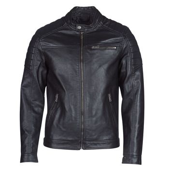 Jack & Jones Cazadora de cuero JJEROCKY para hombre