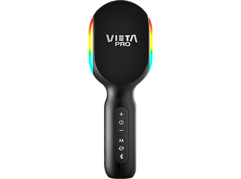 Micrófono karaoke - Vieta Pro Karaoke Party, 25 W, Bluetooth 5.0, Autonomía hasta 10 horas, Negro