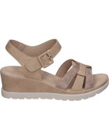 sandalias con cuna para mujer amarpies abz28634 color camel 41