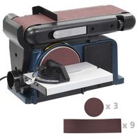 lijadora de disco y banda 370 w 150 mm vidaxl