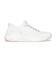 skechers para mujer 150413 zapatillas slip-ins contour foam cozy fit golden hour blanco 36 plano cordones casual