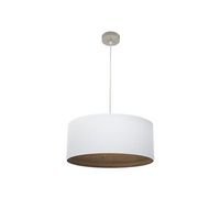 colgante tatiana 1xe27 niquelblanco-madera oscura regx50x50 cm