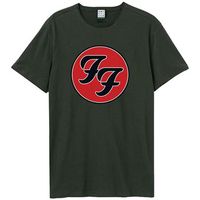 amplified clothing camiseta double f logo para mujer