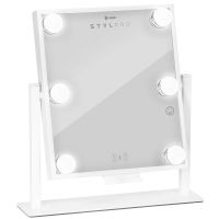 stylpro glam and groove hollywood vanity bluetooth music mirror