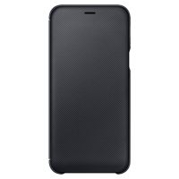 samsung wallet cover negra para samsung galaxy a6