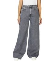 pepe jeans para mujer pl204740um0 jeans en fit ancho jaimy negro 2632 casual algodon denim sostenible