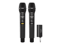 microfono - vieta party mic duo 2 20 20000 hz 12h autonomia usb-c jack 65 mm negro