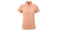camisa de manga corta para mujer camisa lafuma access naranja
