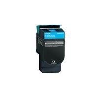 compatible cyan lexmark c544x2cg extra high capacity toner cartridge