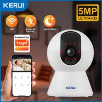camara ptz kerui 5mp 8mp 4k camara ip wifi interior compatible con tuya seguridad inalambrica para el hogar camara de vigilancia cctv seguimiento automatico