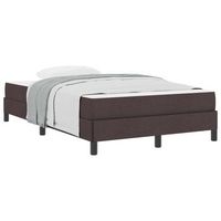 cama tapizada 203x120x45 cm  - marron