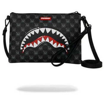 Sprayground Bolso Sharks In Paris Wtf Bubbly Black Check Crossover para hombre
