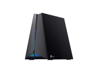 router - tp-link archer gxe75 2402 mbps mu-mimo tri-band wifi 6e 4 antenas iluminacion led rgb negro