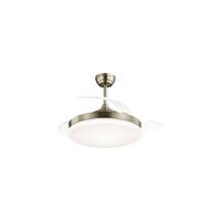ventilador de techo mini malta con luz integrada y diseno compacto
