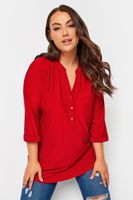 yours camisa roja media tapeta mujer curvy y tallas grandes yours
