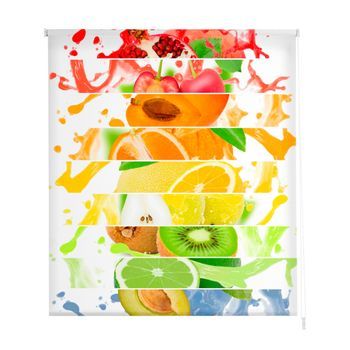 Estoralis - Estor Enrollable Translucido | Estampado Cocina | 150 X 255 Cm (ancho/alto) Tamaño Tela 147 X 250 Cm | C-1219 Unico