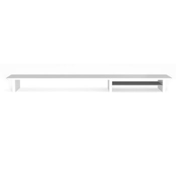 Phoenix Harmony Elevador de Monitor de Madera Elegante Blanco
