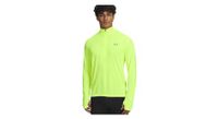 camiseta 1 4 zip under armour launch yellow  hombre