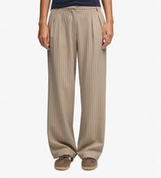 superdry para mujer w7011248a pantalon pinstripe beige s casual clasico poliester