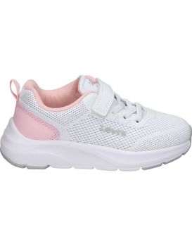 Zapatillas Para Niña Levi's Kids Hudson Mini Blanco Y Rosa 29