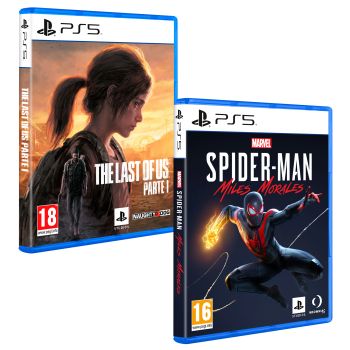 PACK The Last of Us Parte 1 + SPIDERMAN MMORALES PS5