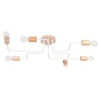lampara zano blanco 6 luces
