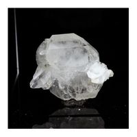 quartz del alma - piedra natural de francia la mure isere  cristal de cuarzo faden con certificado de autenticidad incluido  753 ct - 38 x 31 x