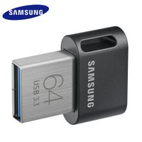 samsung-unidad flash fit plus mini usb 31 de 64gb velocidad de lectura de hasta 300 mbs para portatiles tabletas tv sistemas de audio para automoviles y mas