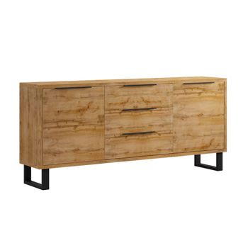 Bufé 2 puertas 3 cajones tableros de aglomerado laminados madera