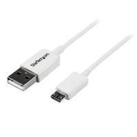 cable adaptador 2m usb a macho a micro usb b macho para telafono mavil smartphone - blanco