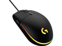 raton gaming - logitech g g203 con cable 8000dpi botones personalizables rgb lightsync memoria integrada negro