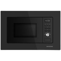 horno microondas integrable infiniton imw-20btn 20 litros con grill negro