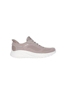 Zapatillas Skechers Slip-Ins Bobs Squad Chaos Taupe Textile Mujer