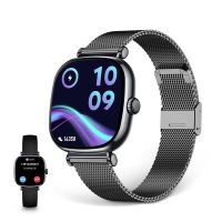 ksix smartwatch iria amoled 17 2 correas metal y silicona modo deporte y salud negro