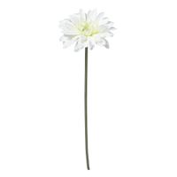 tallo de gerbera artificial blanca h59