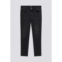 gas pantalon pitillo sax zip - 65bd 351450021138-denim black para hombre