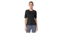 maillot de manga corta fox flexair ascent para mujer negro