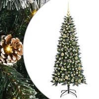 arbol de navidad artificial con 150 led verde 66 x 66 x 150 cm