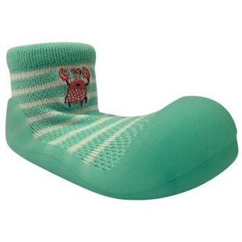 Attipas Pantuflas CRAB Verde para niña