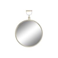 espejo metal espejo 59x3x78 envejecido blanco