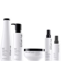 shu uemura art of hair izumi tonic rice water shampoo conditioner hair mask serum and tonic water routine