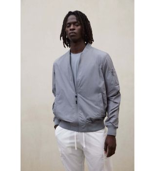 ECOALF para hombre. MCMGAJKWALE00428S26-579 Chaqueta Wale gris (XL), Casual, Poliamida, Nylon reciclado