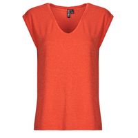 pieces camiseta pcbillo tee lurex stripes para mujer