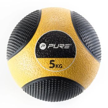 Balón Medicinal 5 Kg Amarillo Pure2improve