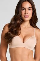 hunkemoller sujetador preformado sin aros mona beige