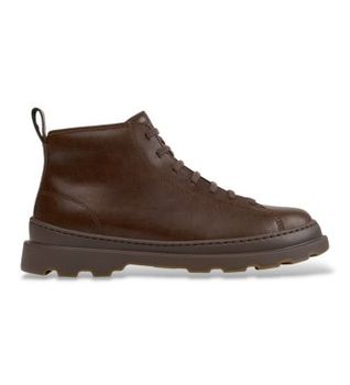 Camper para hombre. K300535-005 Botines de piel Brutus+ marrón (46), Plano, Ninguno, Casual
