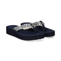 tommy hilfiger chanclas mujer - azul marino talla 38
